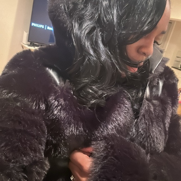 Ultra Sexy crop reversible Fur Leather - Picture 3 of 8